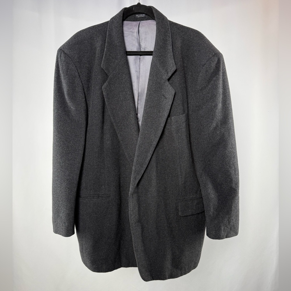 Gianfranco Ruffini‎ Italy Cashmere Blend Blazer in Gray Size 48R